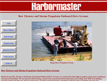 Tablet Screenshot of harbormastermarine.com